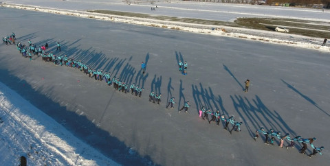 Ijsclub schaatseninlijn